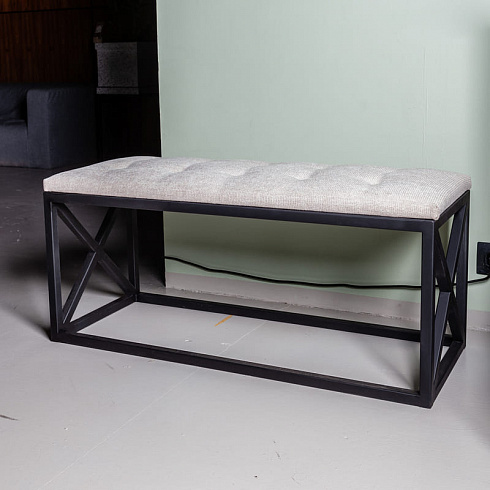 Банкетка «Cross bench» в стиле loft